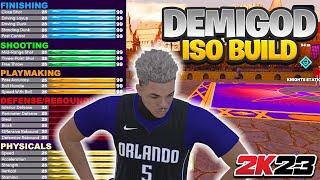 NOBODY HAS THIS RARE DEMIGOD BUILD ON NBA 2K23 BEST NEW BUILD ON 2K23 BY FAR