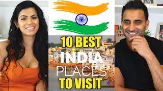 10 BEST PLACES TO VISIT IN INDIA - Travel Video REACTION