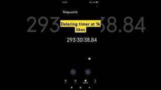 deleting timer at 1k likes
