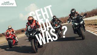 Supersport zum Spartarif Honda CBR650R vs Kawasaki Ninja 650 vs Aprilia RS660 vs Yamaha R7