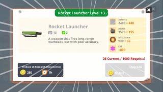 I got lv13 rocket launcher  super tank rumble