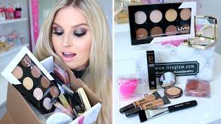 Makeup Unboxing & Demo  Limited Edition LiveGlam x Shaaanxo Box