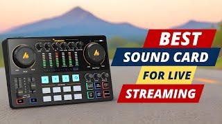 Best Sound Card for Live Streaming  Top 5 Picks You Should Consider