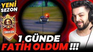 1 GÜNDE FATİH OLDUM  PUBG Mobile