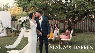 Alana & Darren  Wedding Highlight  A beautiful backyard ceremony in the time of Covid-19