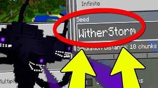 NEVER Play Minecraft WITHERSTORM WORLD Haunted WITHER STORM Seed