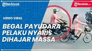 Viral Aksi Begal Payudara Nyaris Dihajar Massa Saat Akan Kabur