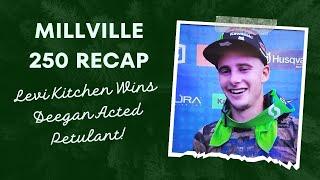 Millville Motocross 250cc Recap Levi Kitchen Sweeps Haiden Deegan Should Stop Blaming Others