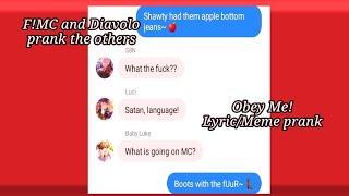 Apple Bottom Jeans Low LyricMeme prank  Obey Me LyricMeme prank