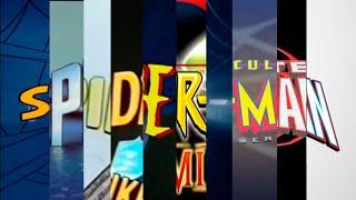 All intros to every Spider-man cartoons films and TV series 1967-2019 RUSENG