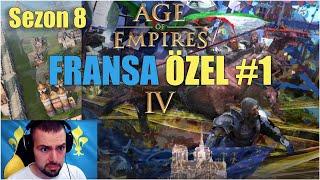 Age of Empires IV FRANSA ÖZEL MAÇLAR - Süvari ve Ticaret  AoE4 S8