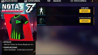  NOTICIA DE ÚLTIMO MINUTO GARENA REGALA NUEVO EMOTE Y PLAYERA EXCLUSIVA  EN FREE FIRE