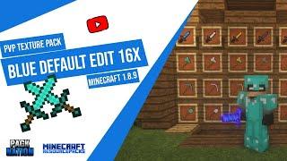 Best Blue Default Faithful Edit for Bedwars 1.8.9  Blue Default PvP Texture Pack