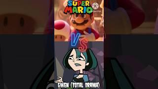 Super Mario vs Gwen Total Drama + 80K BTNL Promotion  battle #shorts