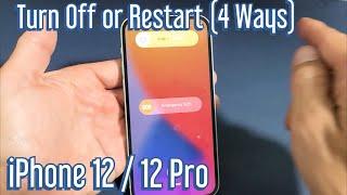 iPhone 12 How to Turn Off  or Restart 4 Ways