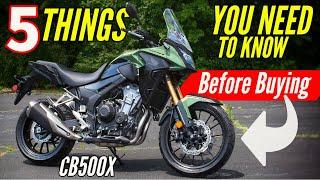 5 Things You Need To Know BEFORE Buying New Honda CB500X