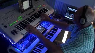 Jm Jarre Oxygene 8 Cover - remix with Tyros 3 and Fantom G6