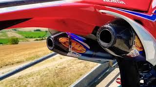 CRF 450 RX FMF TWIN SILENCERS PURE SOUND