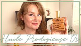 Nuxe Huile Prodigieuse Or Product Review   Golden Shimmer Dry Oil  Multi-purpose  Rebecca Sophie