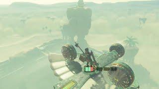 Flying into Gerudo Town