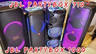 JBL Partybox 710 VS JBL Partybox 1000 Sound Test Deep BASS