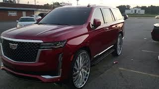 2022 Cadillac Escalade on 30 inch Forgiatos