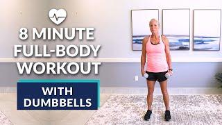 8 Min Full Body Senior Dumbbell Workout