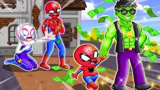 Spider Man Baby Dont Leave Mom Alone  VERY SAD STORY  Marvels Spidey and his Amazing Friends