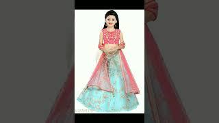  new lehenga choli designs for kidsdesigner kids lehenga choli baby girl #shorts ...