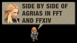 agrias sword skills in tactics vs her in ffxiv 【FFT X FF14】