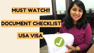 Document Checklist for USA Visitor Visa for INDIANS 2023  B1B2  Shachi Mall