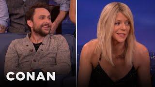 Charlie Day & Kaitlin Olson’s Awkward Love Scene  CONAN on TBS