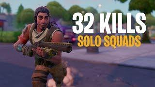32 Kills Solo Squads  Console Fortnite