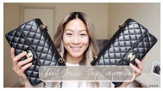 CHANEL BLACK CLASSIC FLAP COMPARISON  small vs. medium