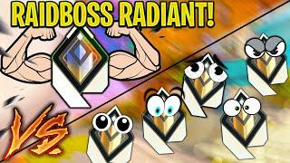 Valorant 1 Raid-boss Radiant VS 5 Radiant Players - Who Wins?