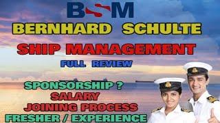 Bernhard Schulte Shipmanagement BSM FULL REVIEW  SPONSORSHIP JOINING PROCESS & EMAIL ADDRESS 