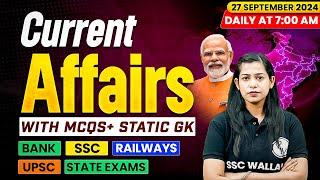 Current Affairs Today  27 September 2024  Current Affairs 2024  Daily Current Affairs  Krati Mam