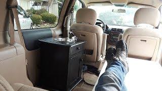 Simple Minivan Conversion with running water Bed Sink Toilet - 2007 Chevy Uplander