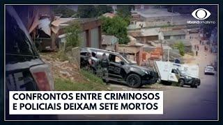 Confrontos entre criminosos e policiais deixam sete mortos em Curitiba  Jornal da Band