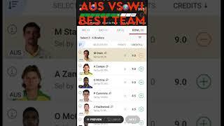 AUS vs WI Dream 11 Prediction  Australia vs West Indies Dream 11 Team  1st T20I 