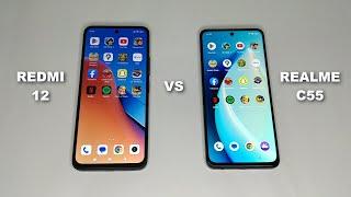 Redmi 12 Vs Realme C55 I SPEED TEST