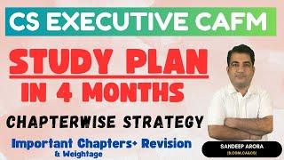 Full Proof Study Plan for CS Executive CAFM in 4 Months  CS Executive Dec 2024