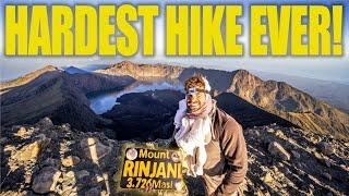 Most EXTREME hike ever What was it like?  Mount Rinjani Lombok