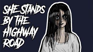 85  She Stands By The Highway Road - Animated Scary Story