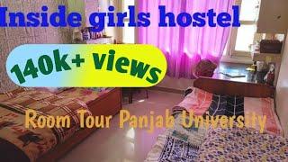 Inside Girls Hostel Panjab University Room Tour-Chandigarh