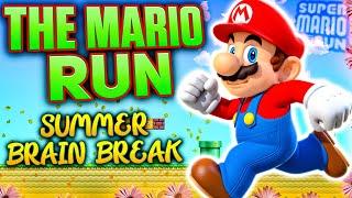 Mario Run  Summer Brain Break  Mario Yoga  GoNoodle  Mario Run Challenge