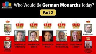 Who Would Be Monarchs of Germany? Part 2 Grand Dukes & Dukes