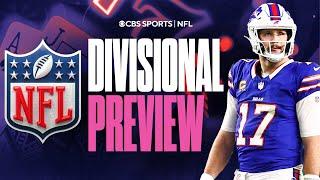 2024 NFL Playoffs DIVISIONAL ROUND PREVIEW  CBS Sports