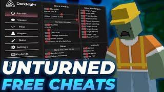 New Unturned cheat amd mod menu  Best hack for Unturned  Download 2024