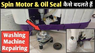 How to Change Washing Machine Spin Motor and Oil Seal Washing Machine Spin Motor Wiring